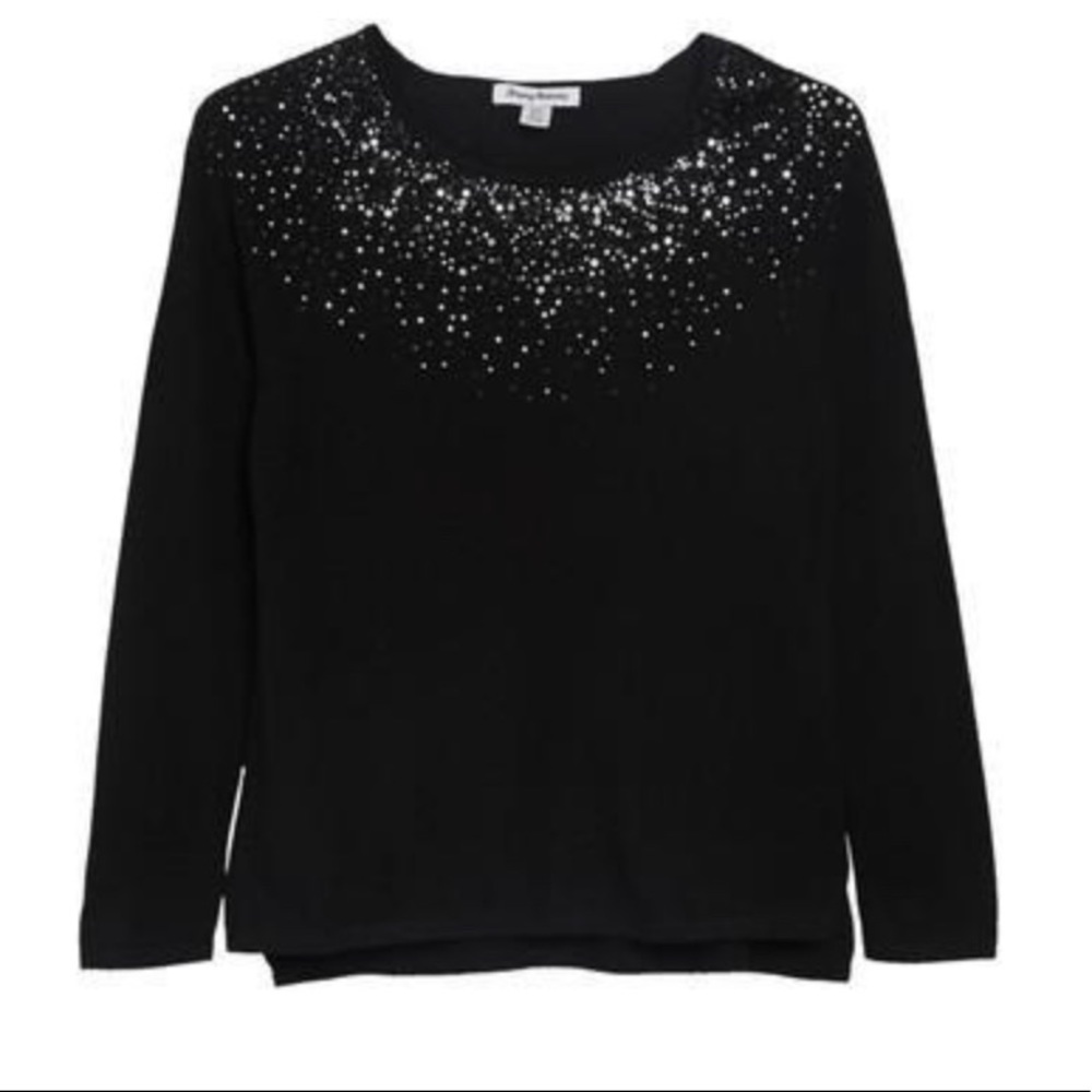 TOMMY BAHAMAS - SILVER VISTA CREW LS SWEATER